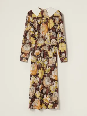 Floral georgette dress
