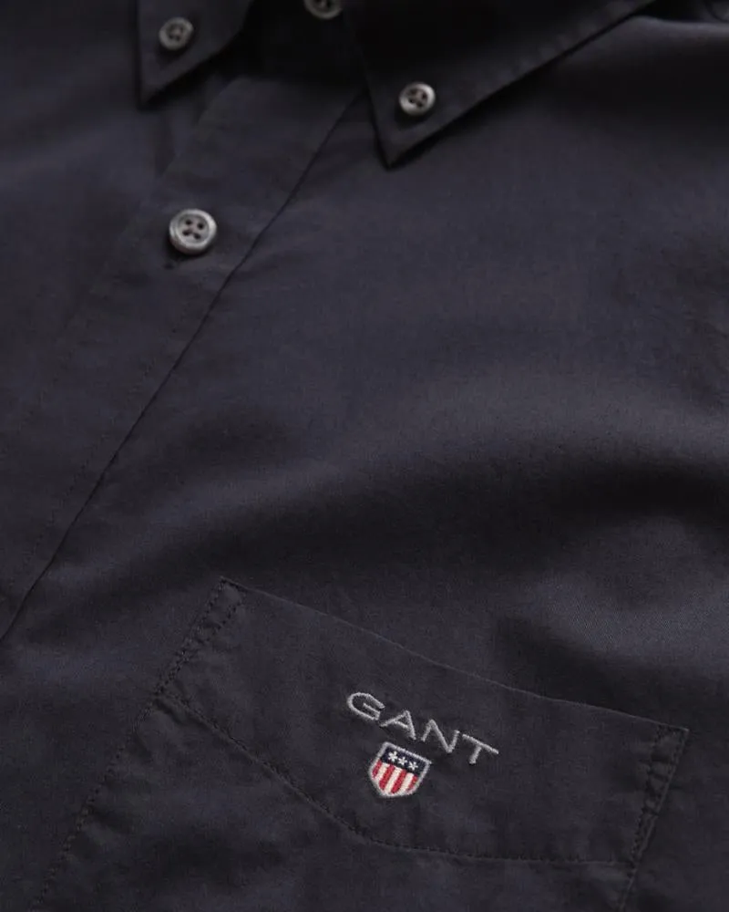 Gant Apparel Mens REG BROADCLOTH BD 5/BLACK