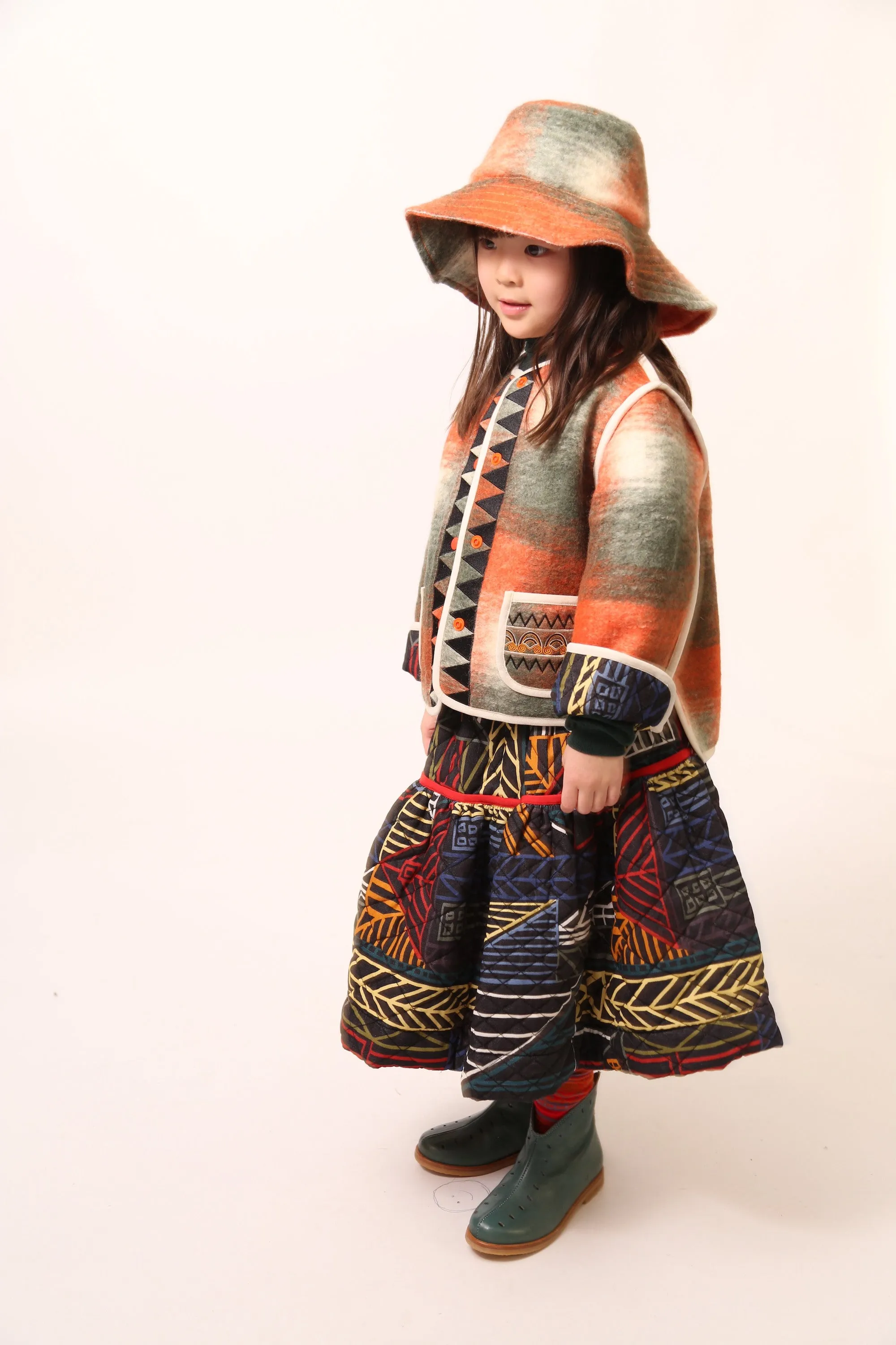 GWENN GATHERED SKIRT
