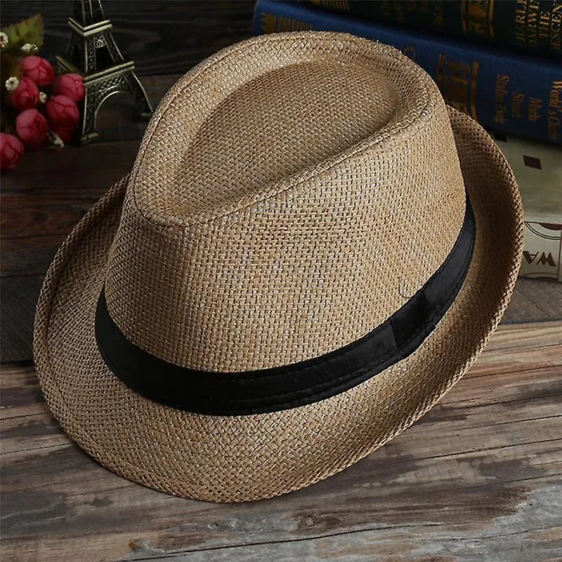Hats Newest Western Straw Cowboy Hat Men Retro Casual Sun Cap
