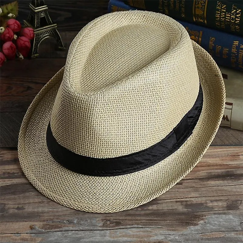 Hats Newest Western Straw Cowboy Hat Men Retro Casual Sun Cap