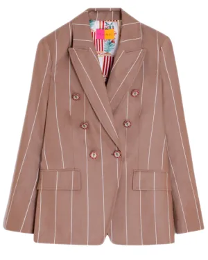 Ingrid Classic Blazer (Tan)