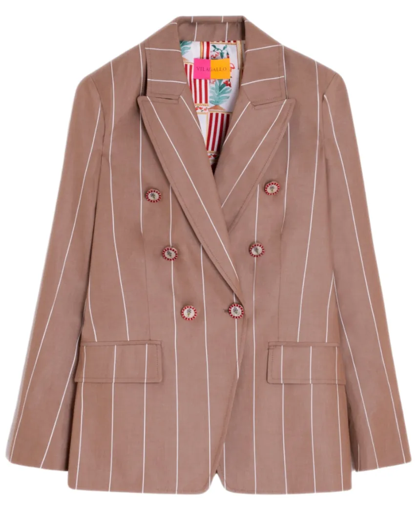 Ingrid Classic Blazer (Tan)