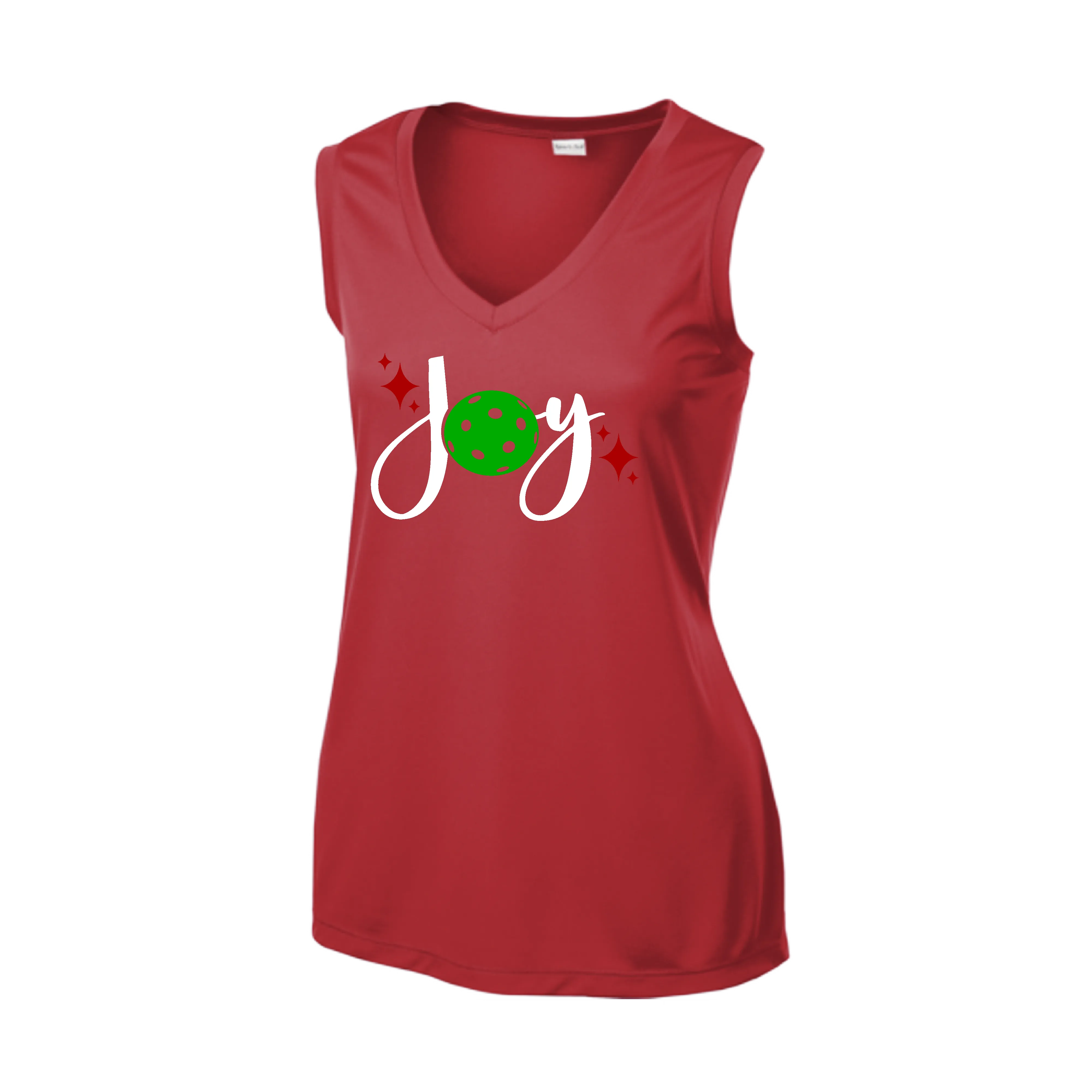 Joy | Women’s Sleeveless Pickleball Shirt | 100% Polyester