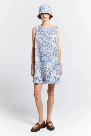 Karen Walker - Porcelain Pinafore Natural/Blue