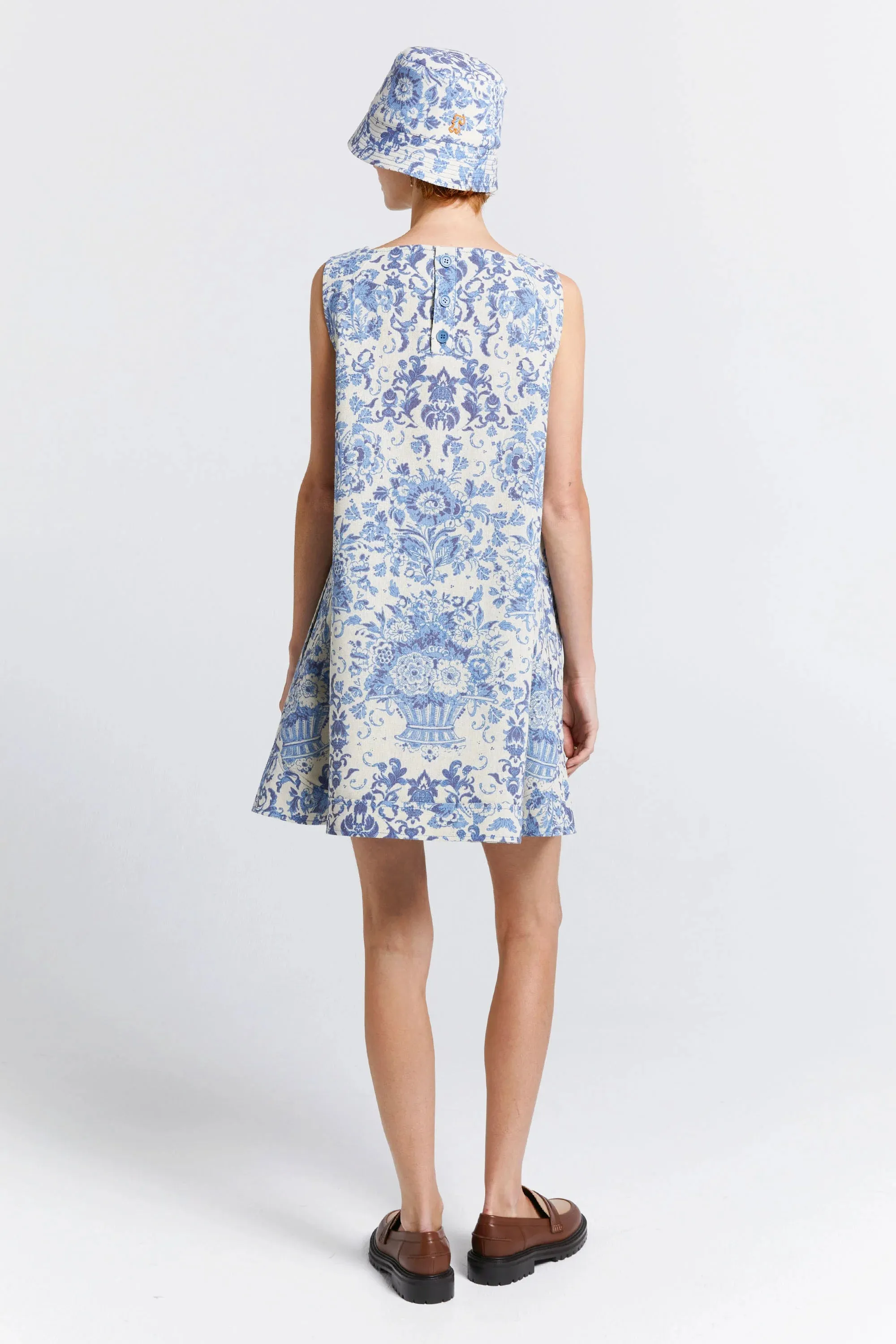 Karen Walker - Porcelain Pinafore Natural/Blue