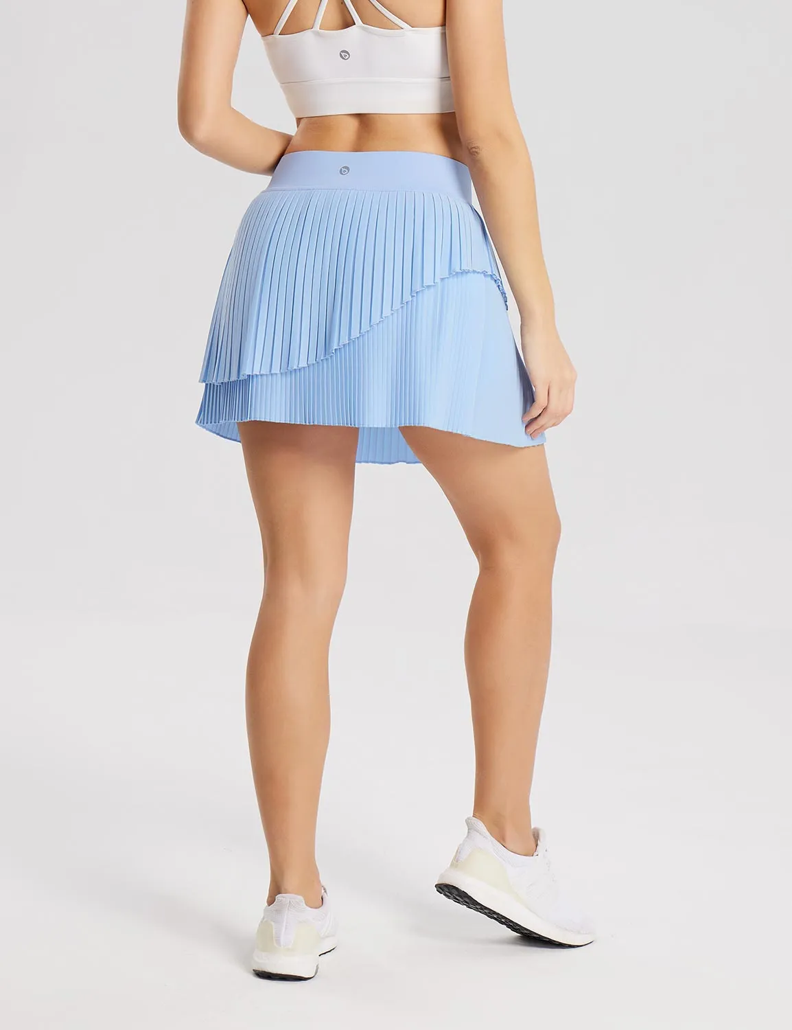 Laureate Double-layered Pleated Skort