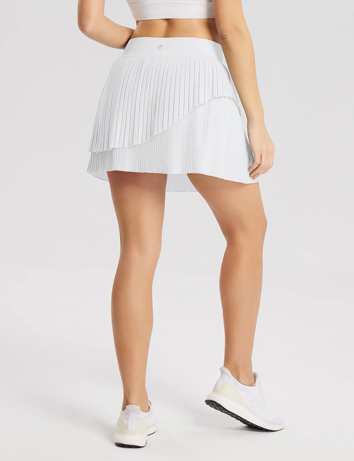 Laureate Double-layered Pleated Skort