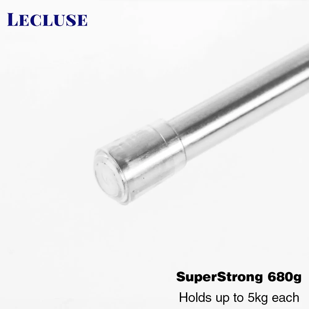 Lecluse Stainless Steel Trouser Hangers Pants Tie Clothes Coat Space Saving Bulk