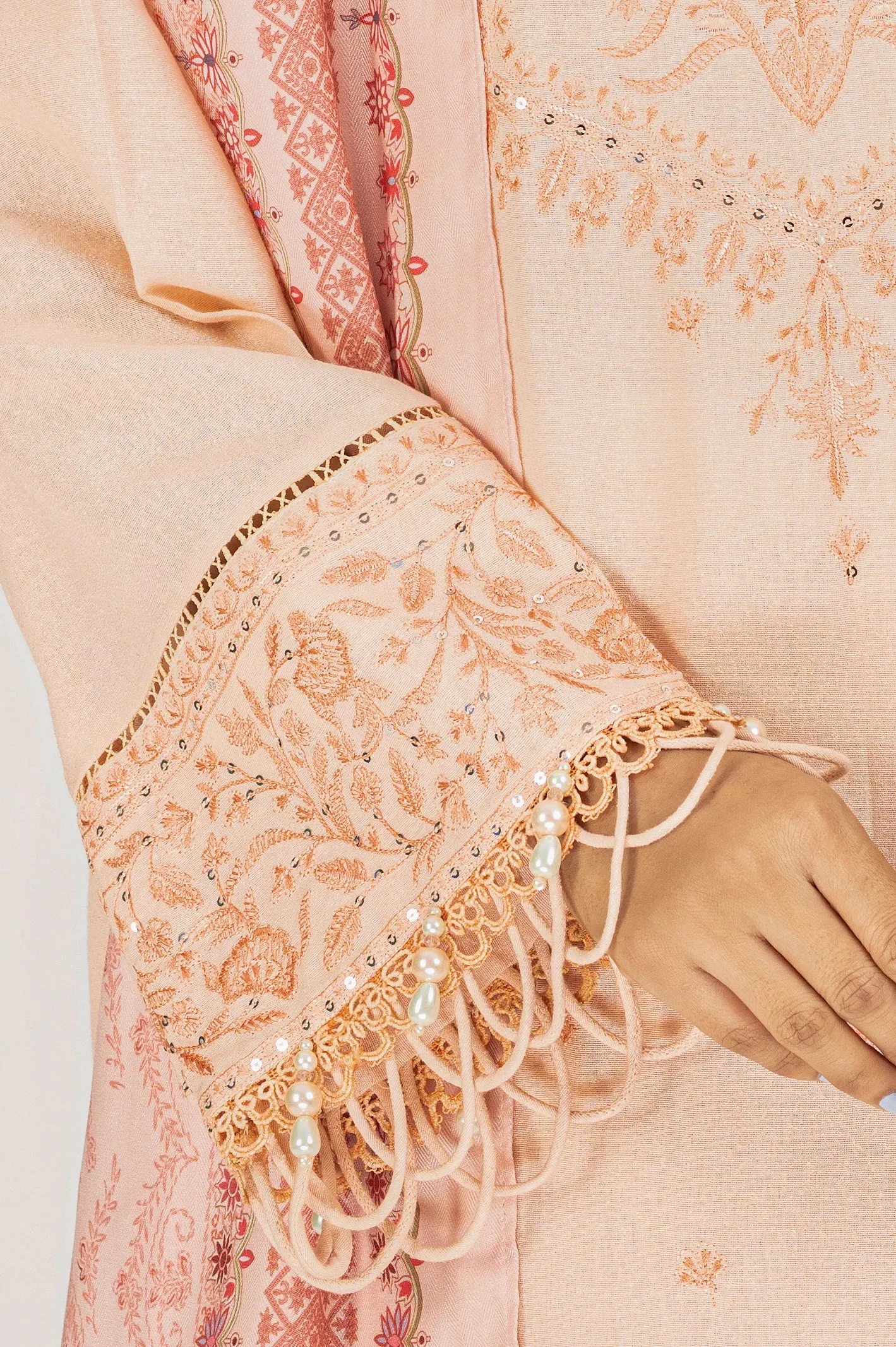 Light Pink Embroidered 3PC Unstitched