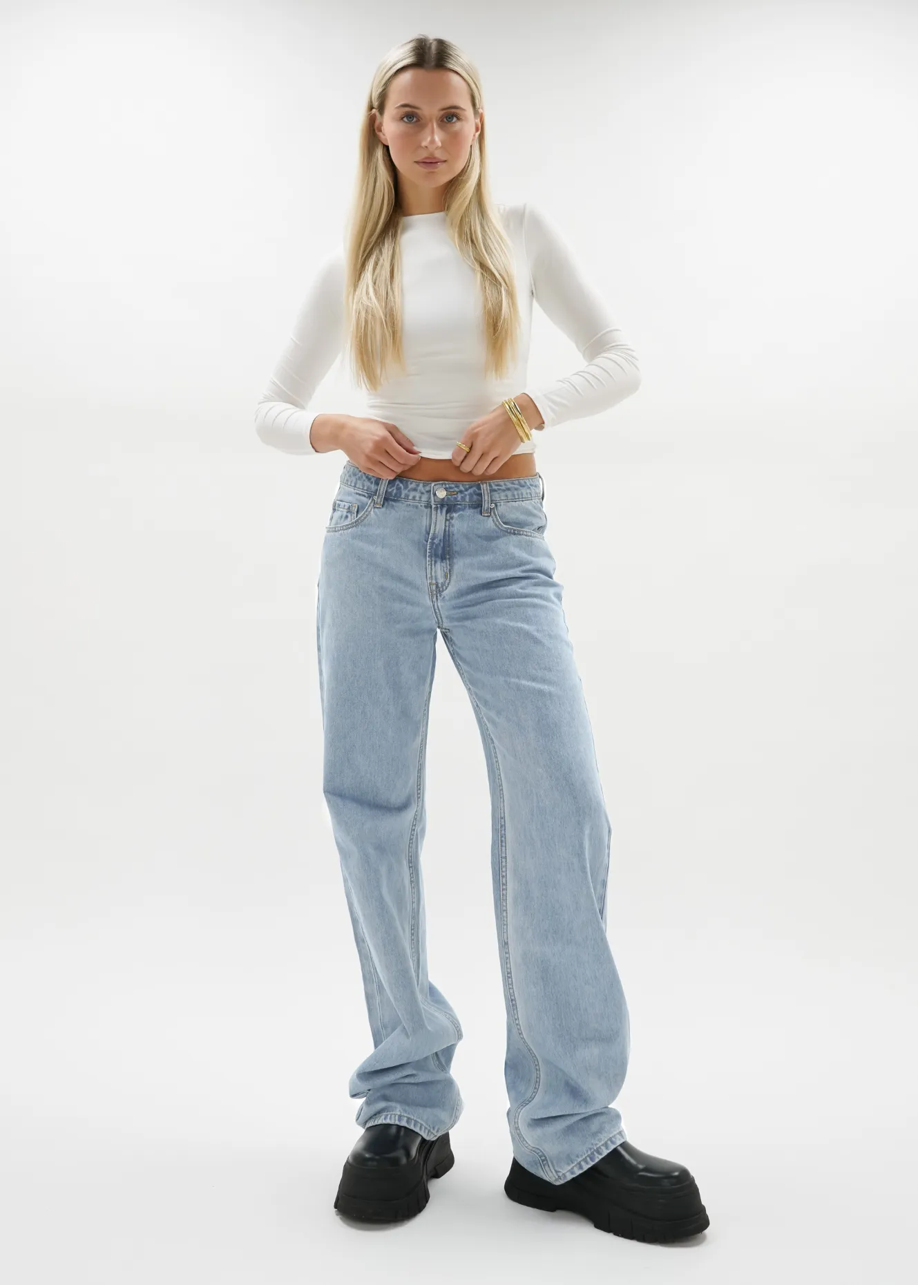 Low waist jeans classic blue (TALL)