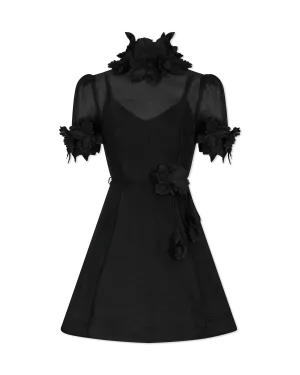 Luminosity Lift-Off Flower Mini Dress