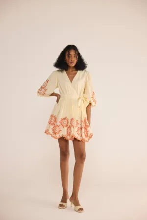 Marlin Mini Dress- Orange