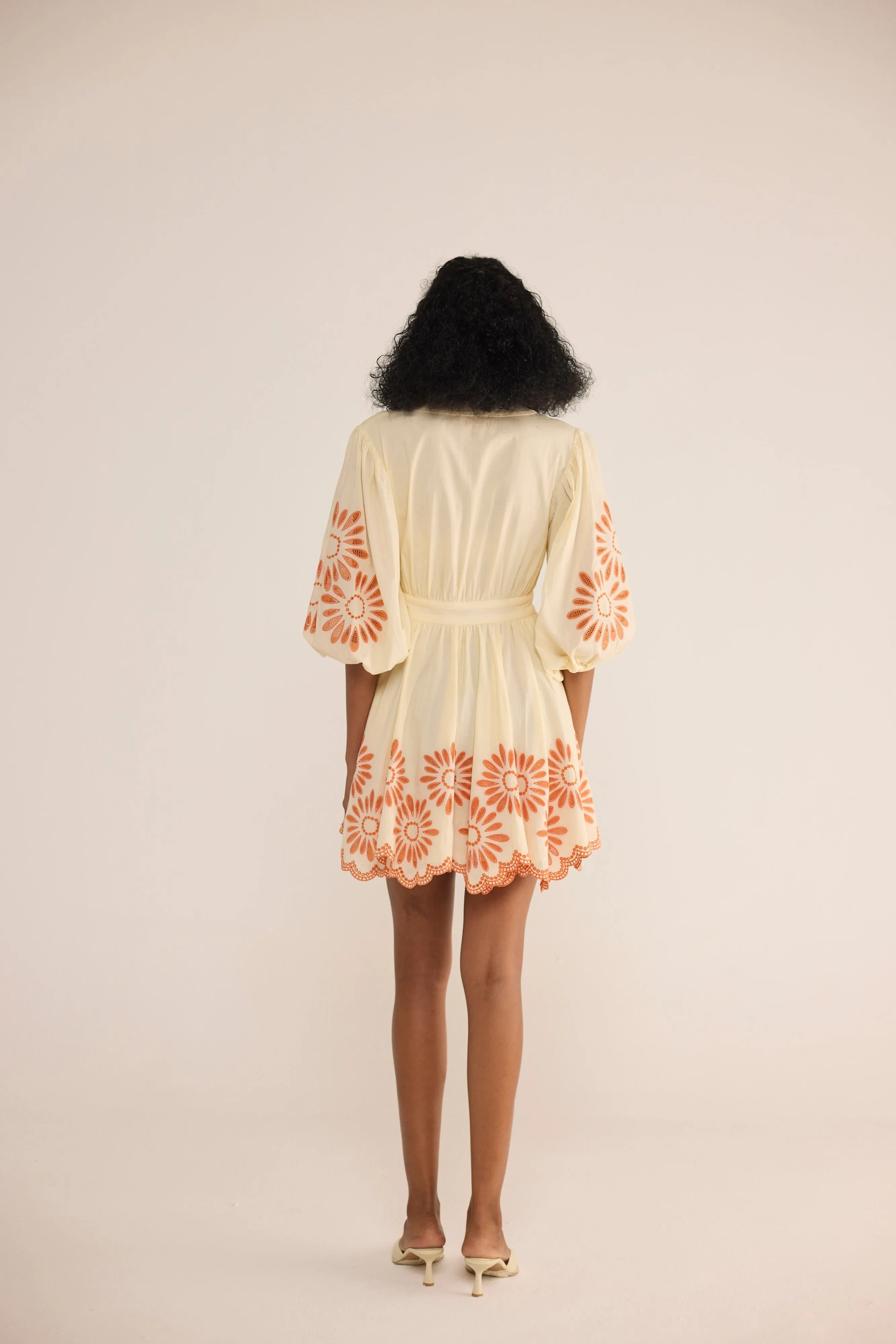 Marlin Mini Dress- Orange