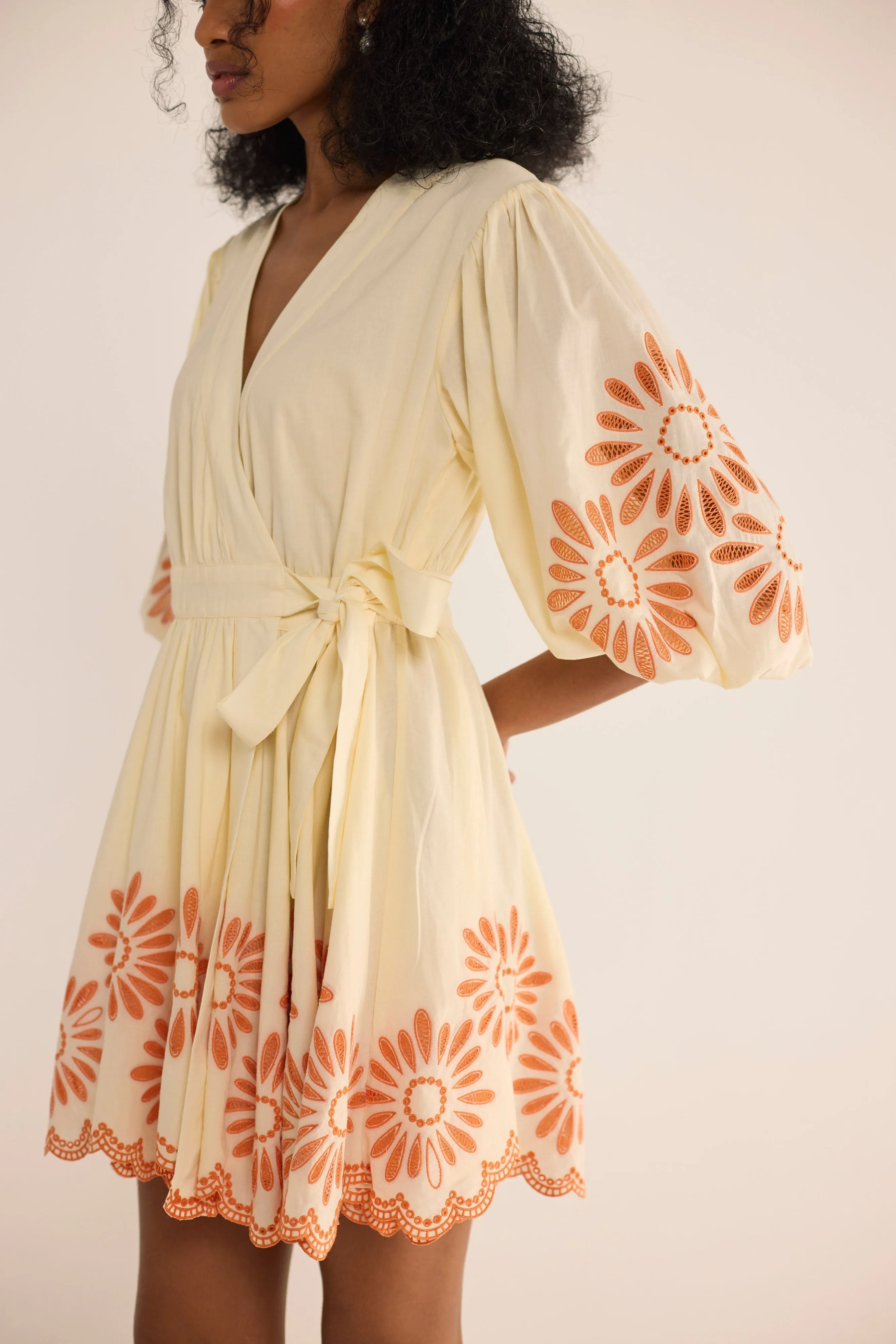 Marlin Mini Dress- Orange