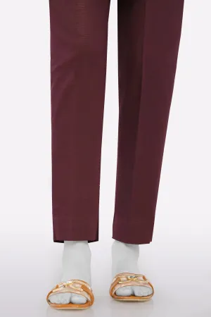 Maroon Plain Trouser