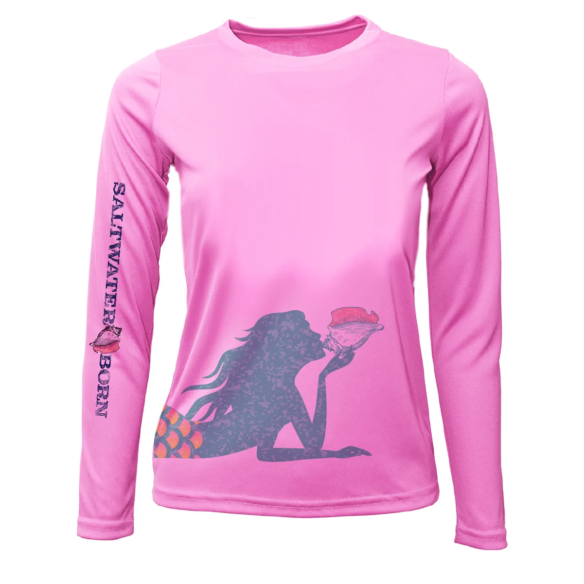 Mermaid Wrap Long Sleeve UPF 50  Dry-Fit Shirt