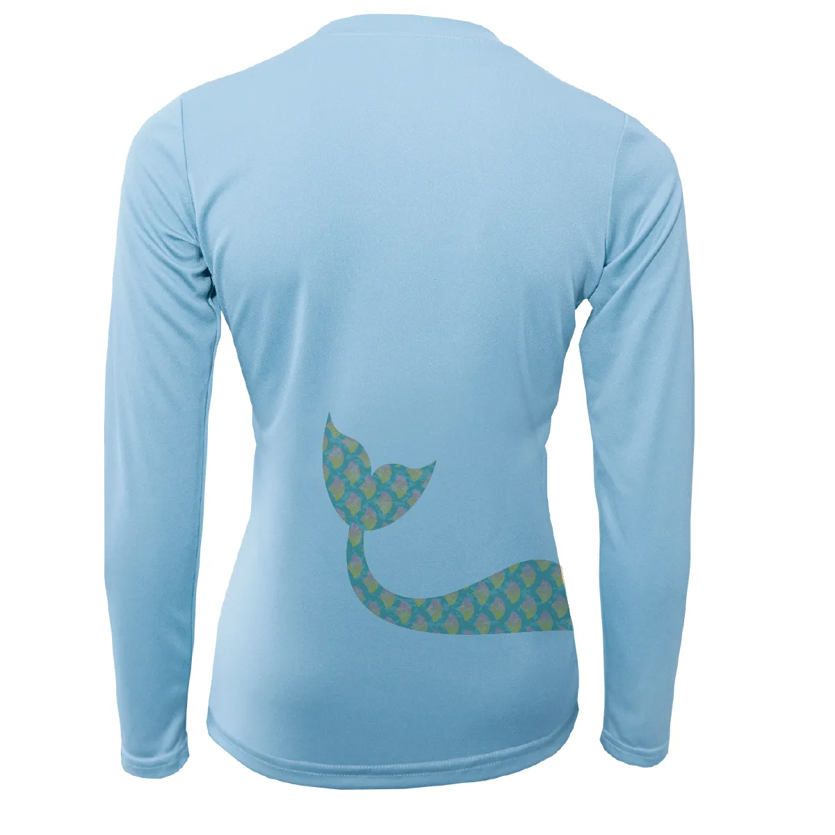 Mermaid Wrap Long Sleeve UPF 50  Dry-Fit Shirt