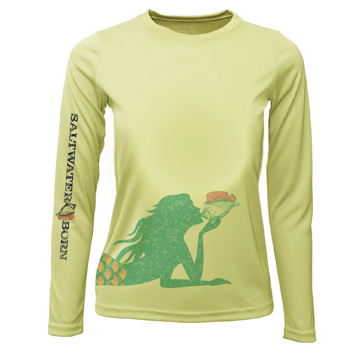 Mermaid Wrap Long Sleeve UPF 50  Dry-Fit Shirt