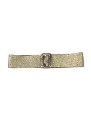 Metallic Leather Belt
