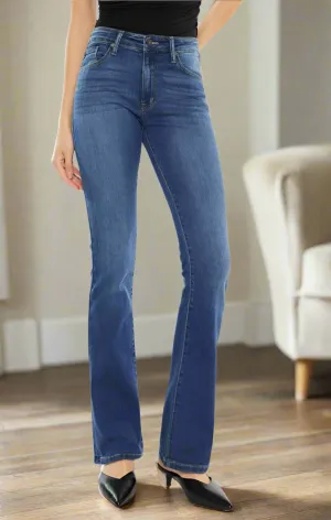 Milena High Rise Classic Slim Bootcut Jeans