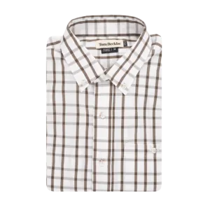 Monroe Poplin Shirt - Branco Dark Khaki