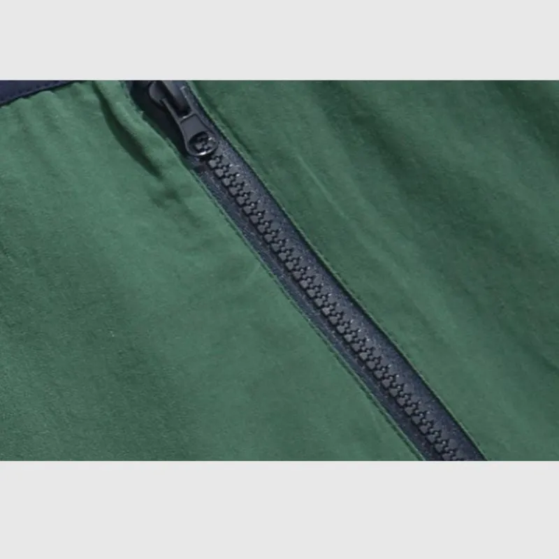 Multi-pocket Colorblock Shirts