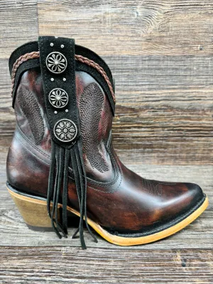 N0005 Women's Ankle Boot with Tassel by Corral