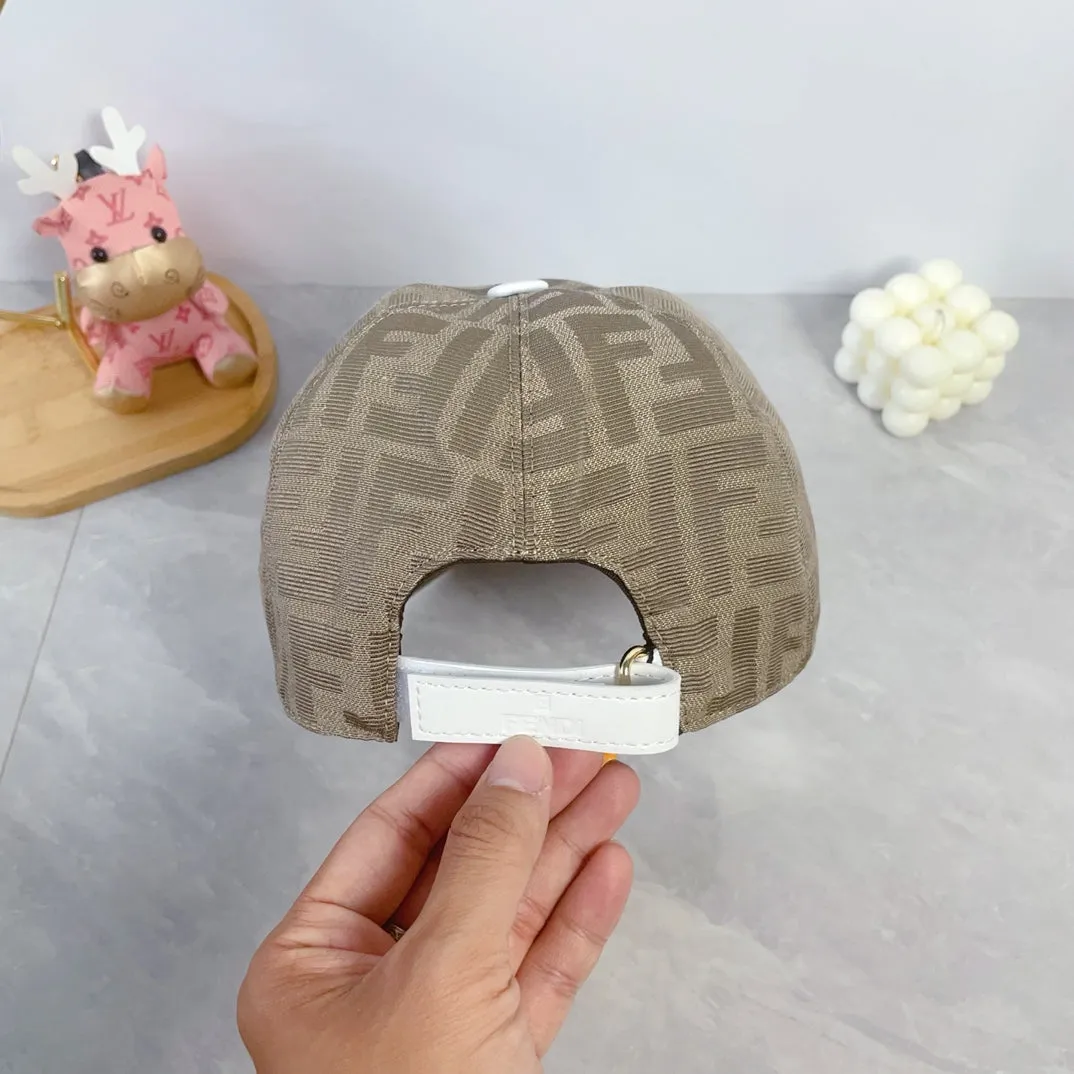New Classic Versatile Fashion Light Luxury FF Jacquard Men's and Women's Lightweight Baseball Hat