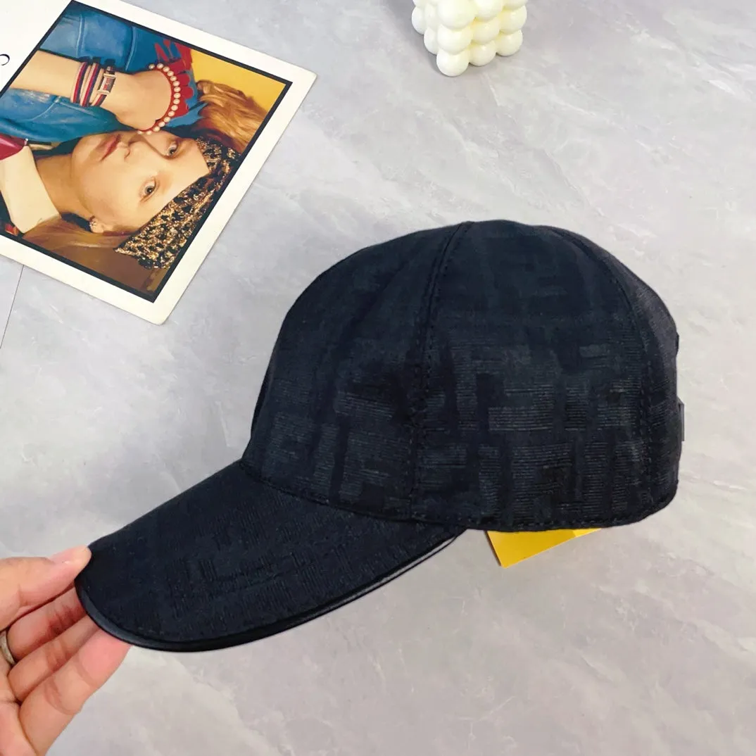 New Classic Versatile Fashion Light Luxury FF Jacquard Men's and Women's Lightweight Baseball Hat