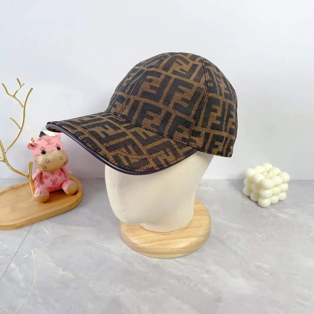 New Classic Versatile Fashion Light Luxury FF Jacquard Men's and Women's Lightweight Baseball Hat