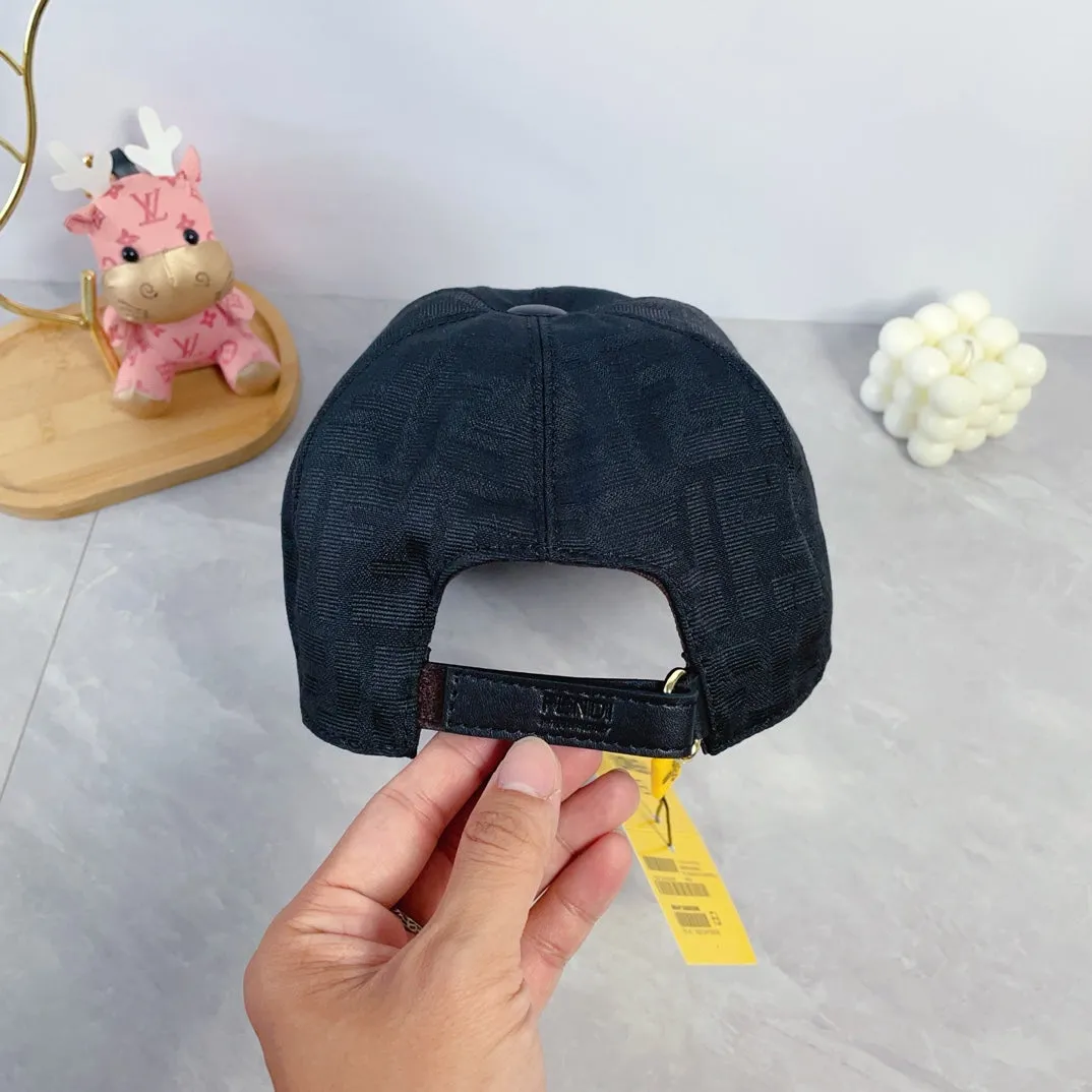 New Classic Versatile Fashion Light Luxury FF Jacquard Men's and Women's Lightweight Baseball Hat