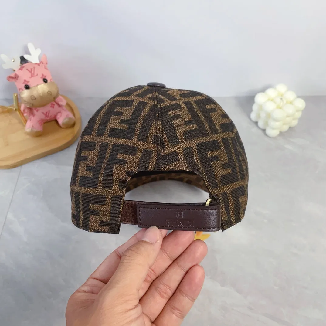 New Classic Versatile Fashion Light Luxury FF Jacquard Men's and Women's Lightweight Baseball Hat