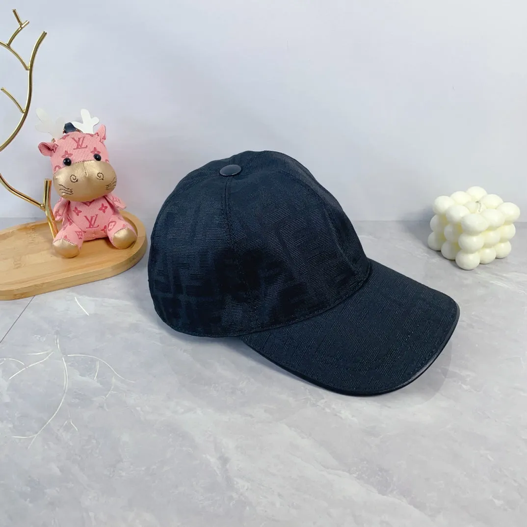 New Classic Versatile Fashion Light Luxury FF Jacquard Men's and Women's Lightweight Baseball Hat