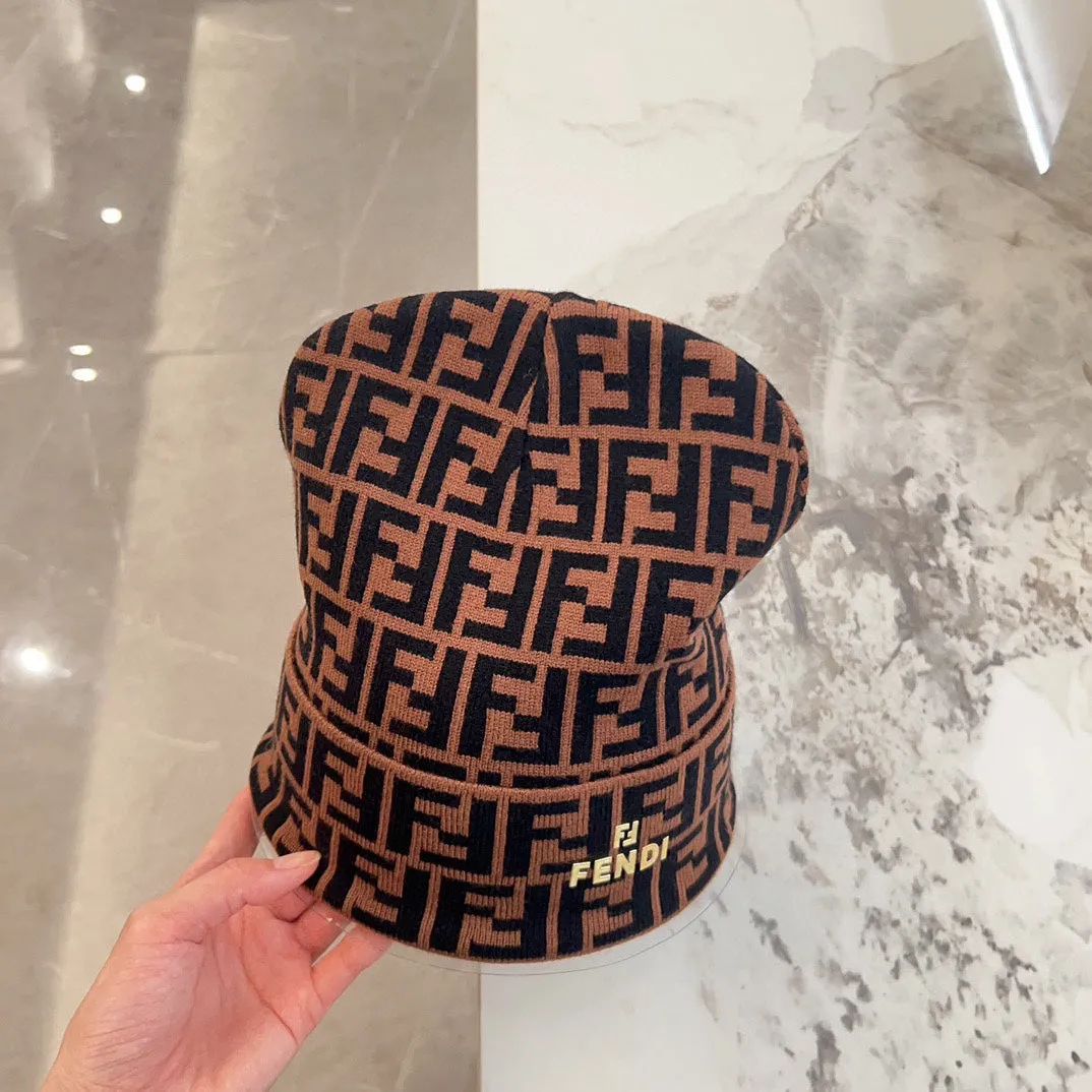 New fashion trend European and American style FF series men's and women's wool skateboard style hat