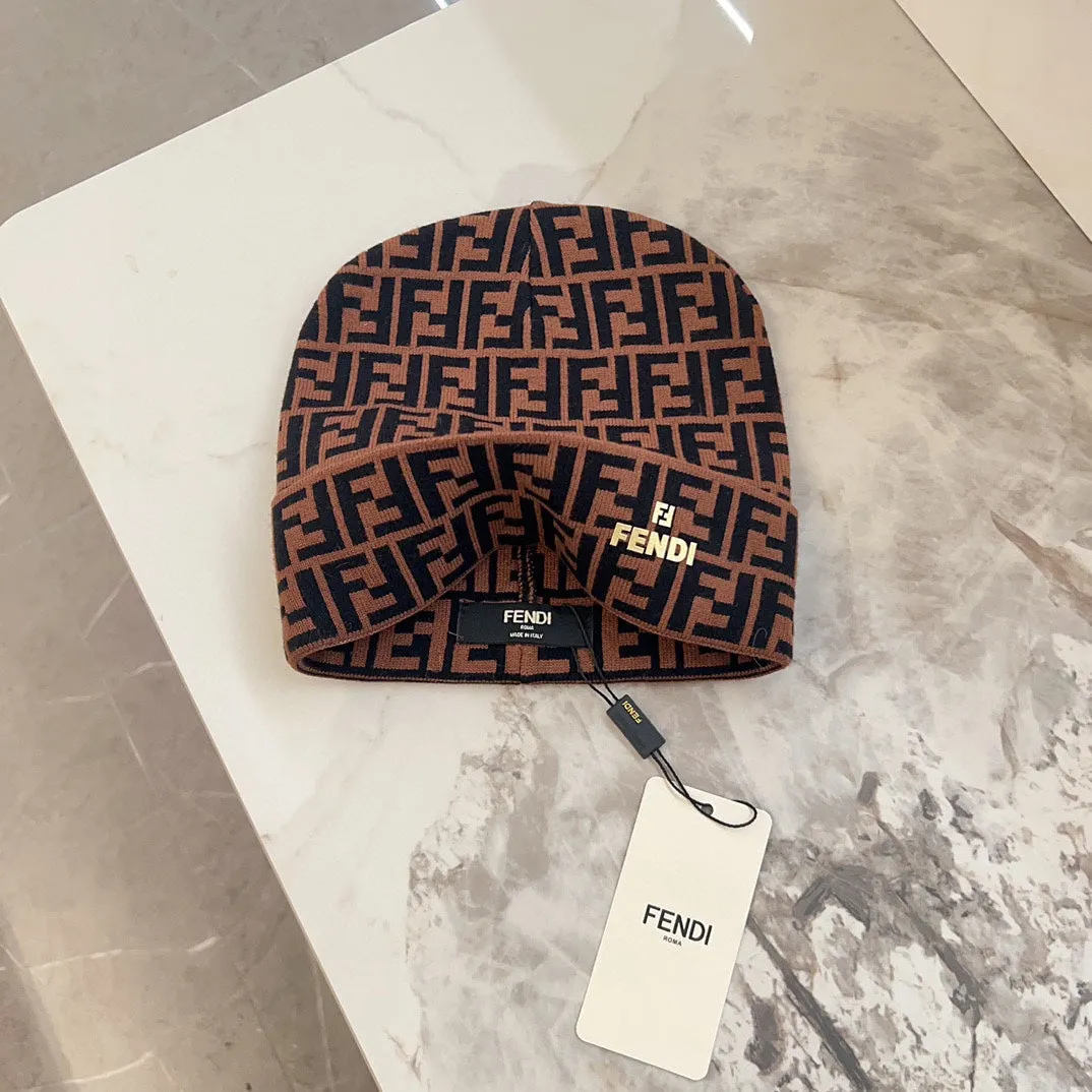 New fashion trend European and American style FF series men's and women's wool skateboard style hat