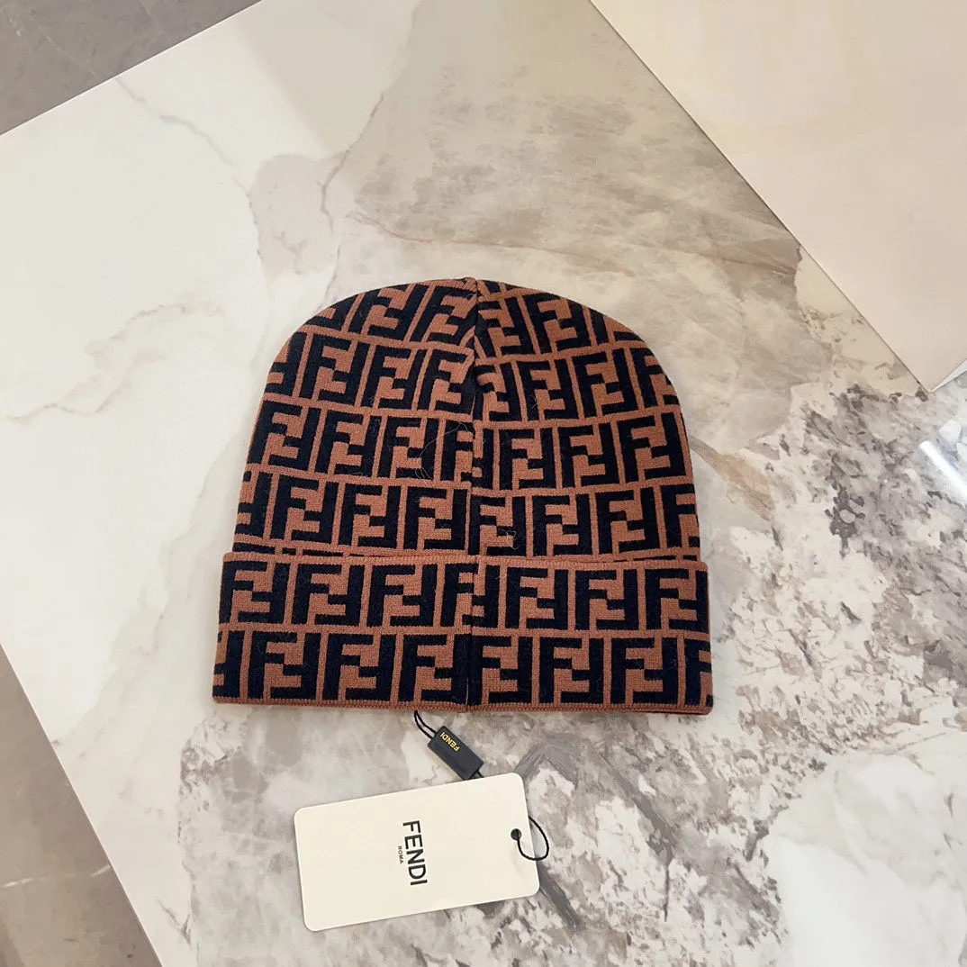 New fashion trend European and American style FF series men's and women's wool skateboard style hat