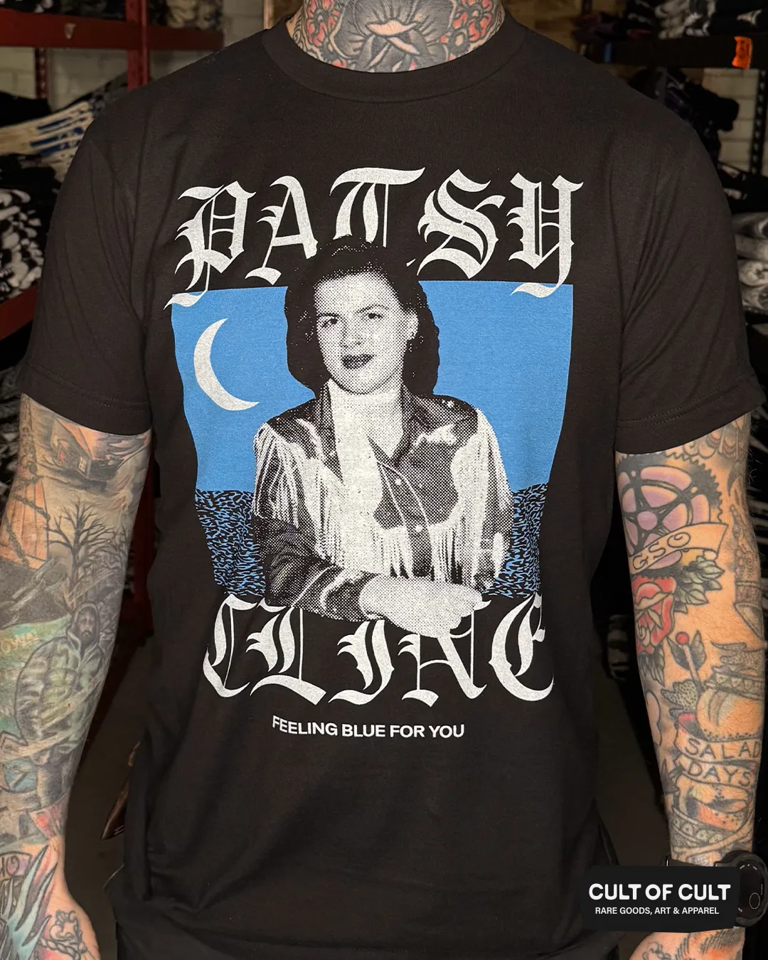 Patsy Cline Feeling Blue T-Shirt