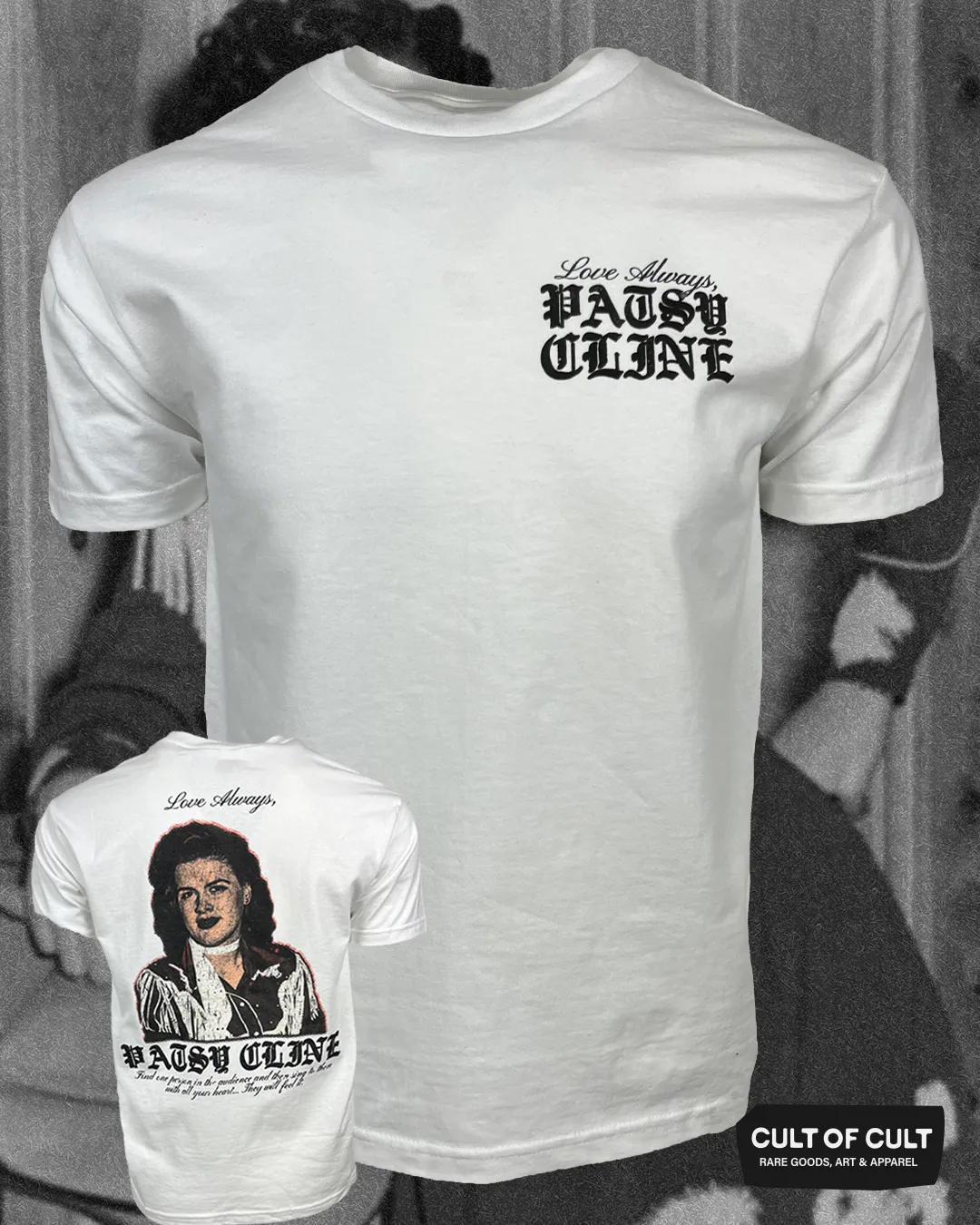 Patsy Cline Love Always T-Shirt