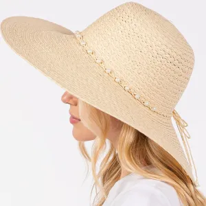 Pearl Beaded Sun Hat