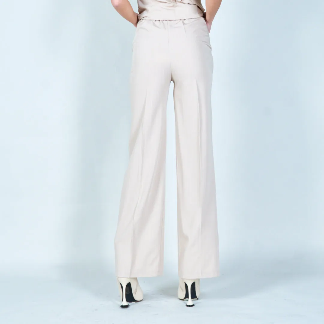Pinstripe wide-leg trousers wholesale