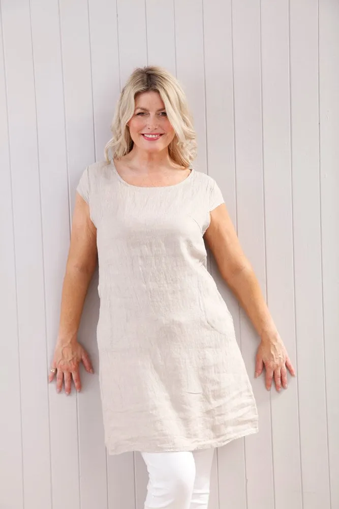 Plain Linen Dress