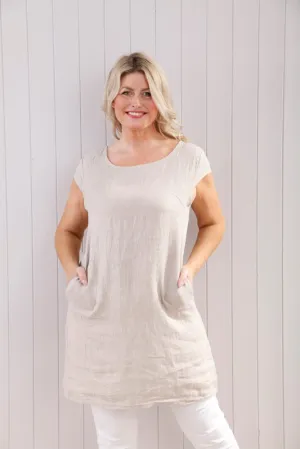 Plain Linen Dress