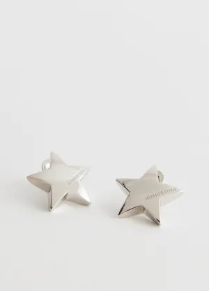 Plain Star Earrings