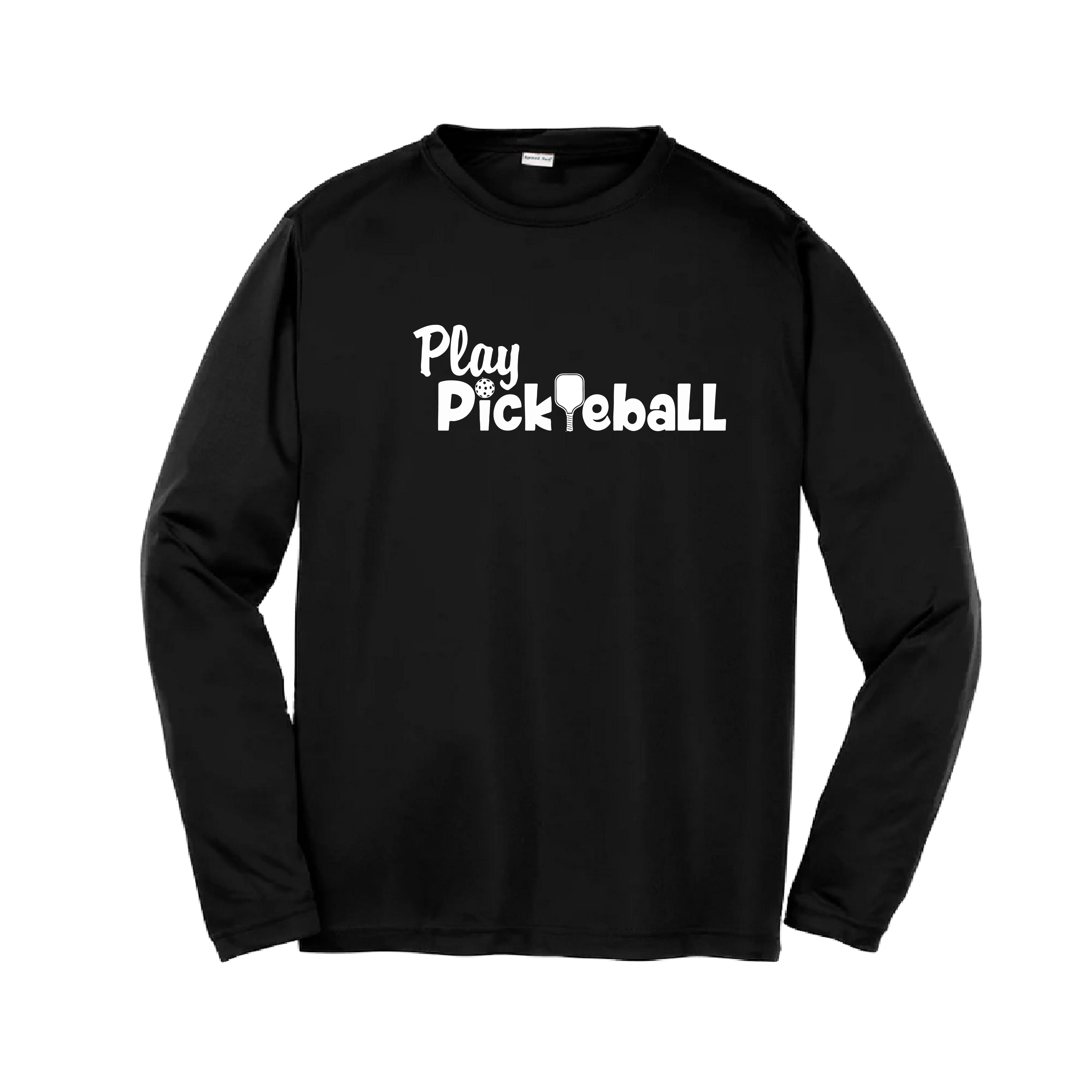 Play Pickleball | Youth Long Sleeve Pickleball Shirts | 100% Polyester