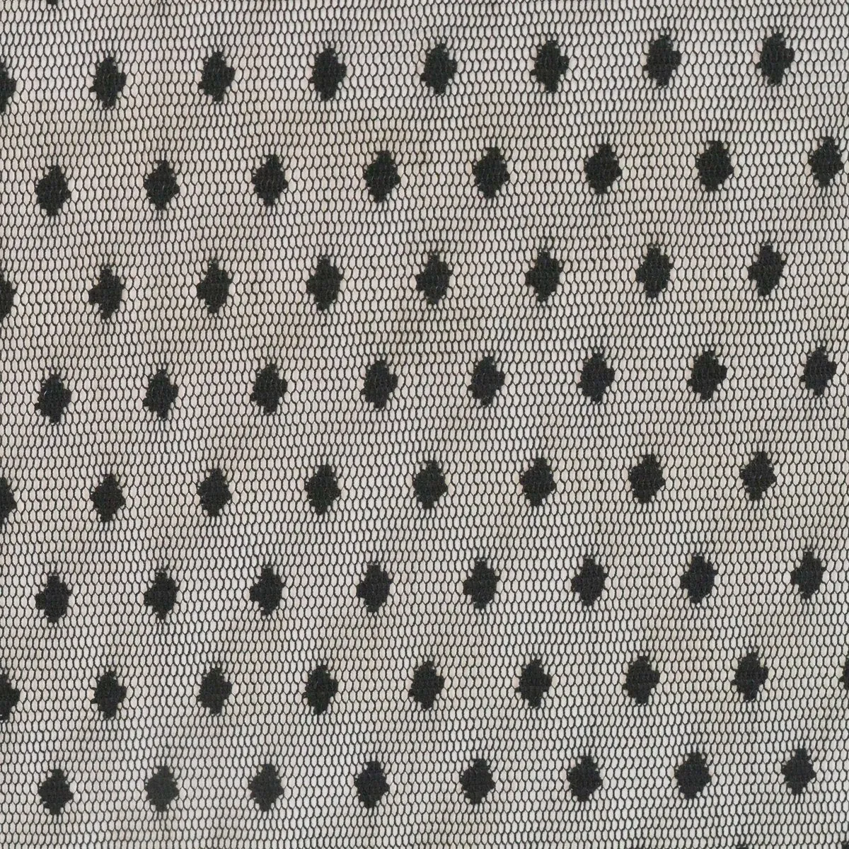 Plumetis mesh - Black