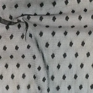 Plumetis mesh - Black