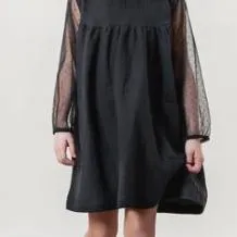 Plumetis mesh - Black