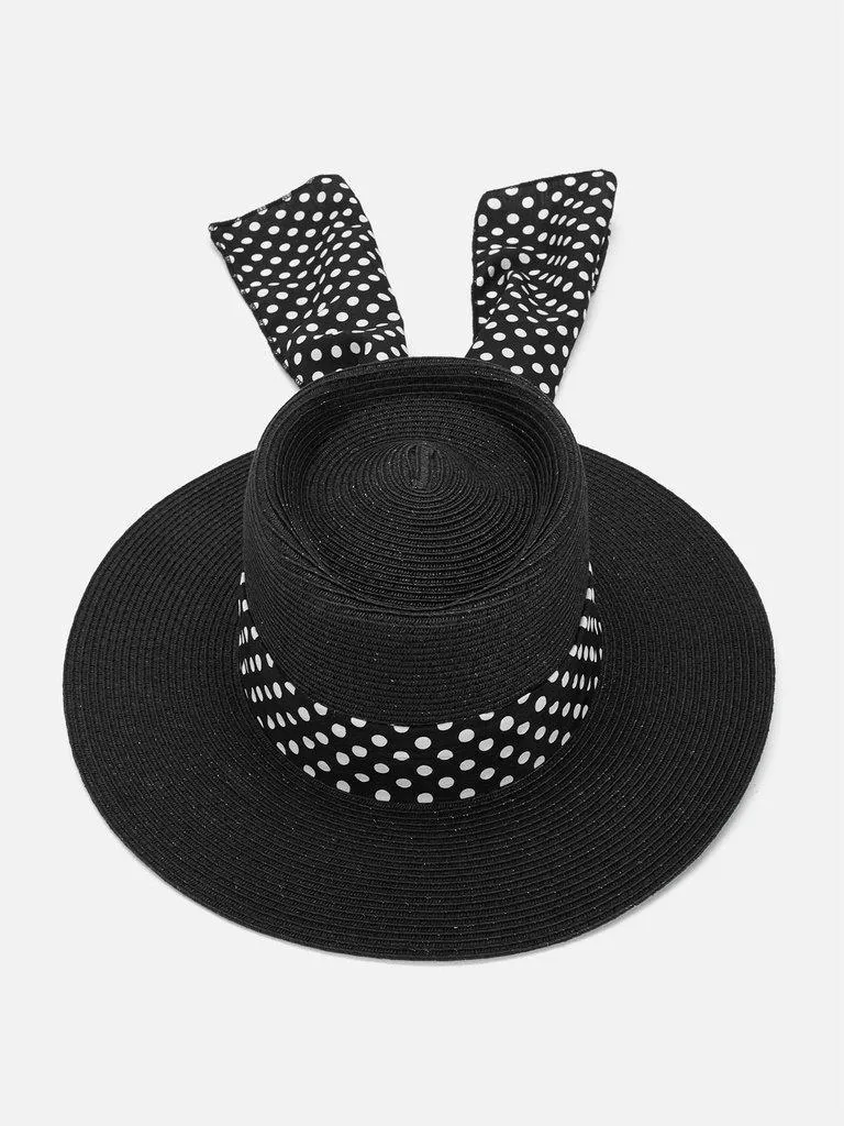 Polka Pot Band Straw Hat