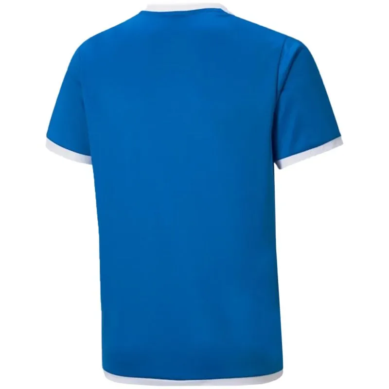 Puma Kids' Breathable Football Jersey - teamLIGA Collection, Blue